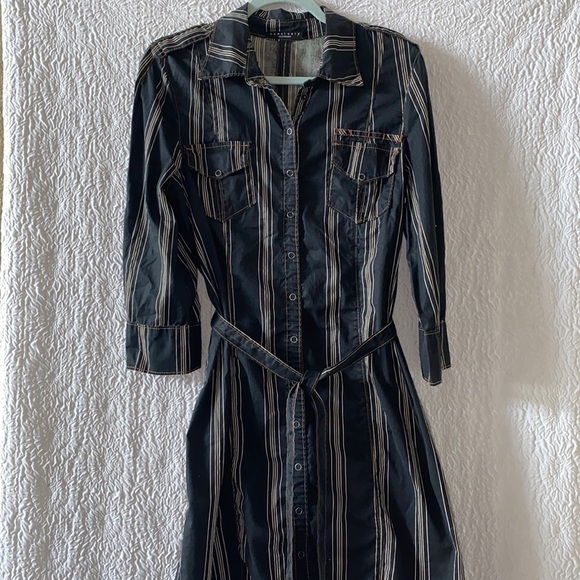 Sanctuary Clothing Button Down Midi Shirt Dress - Picture 1 of 13